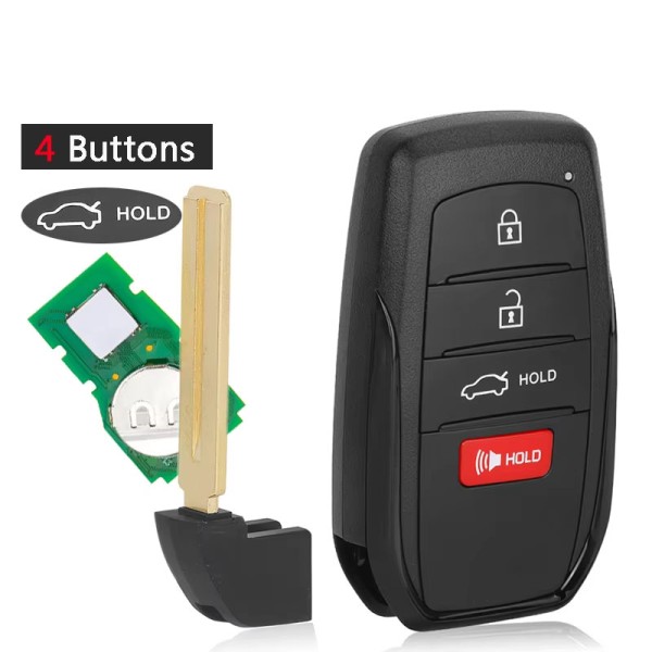 2023 Toyota Crown / 4-Button Smart Key / PN: 8990H-30190 / HYQ14FBX (AFTERMARKET)